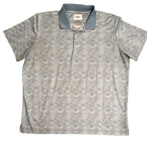 Goodfellow & Co Light Gray Patterned Polo Shirt